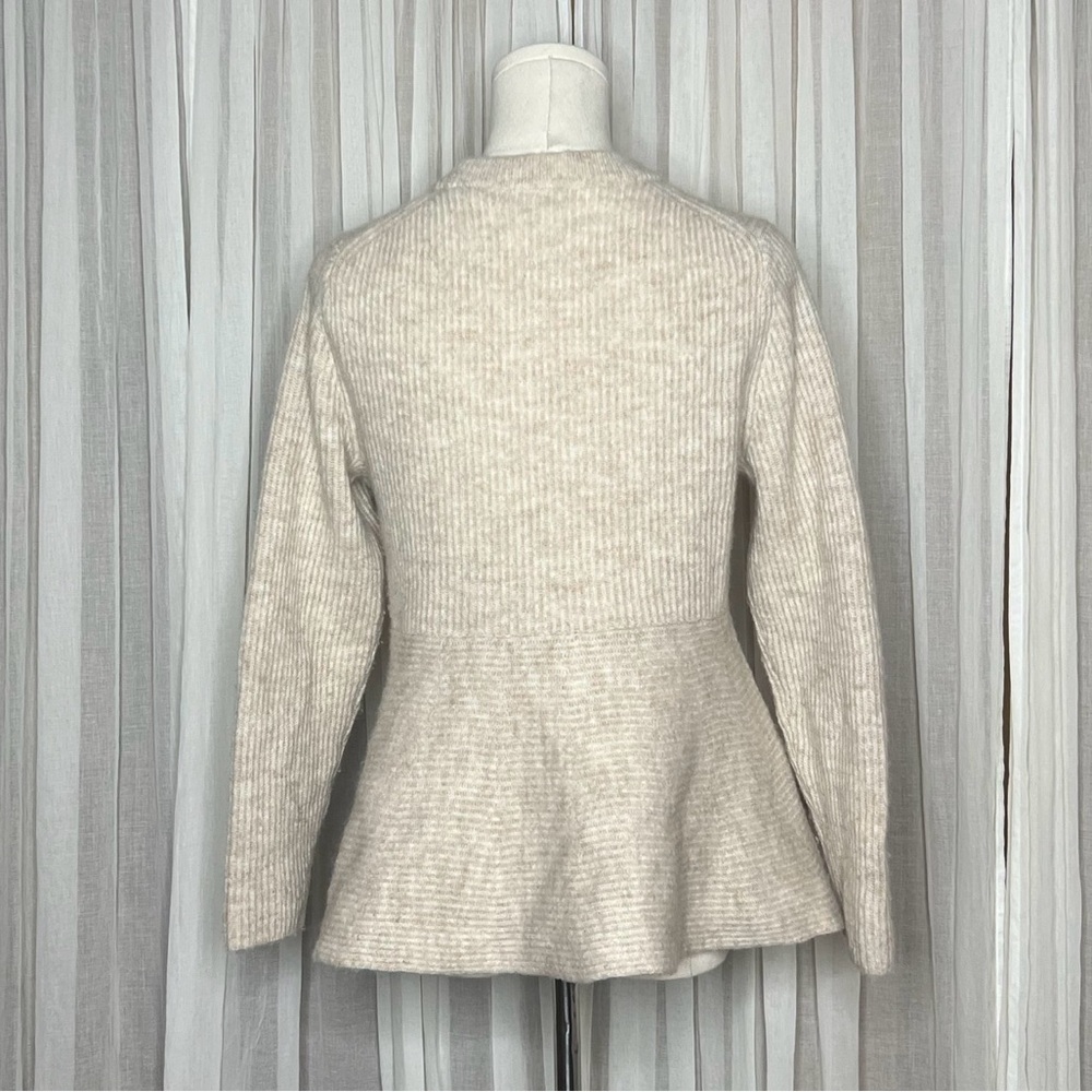 Cos Cream Crew Neck Sweater View 5